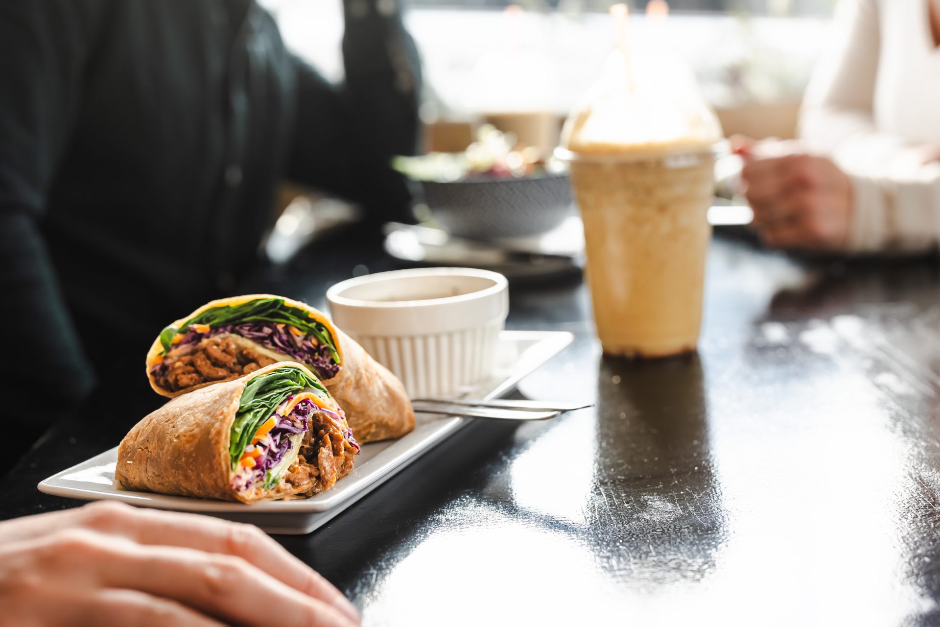 Gratify meal and coffee