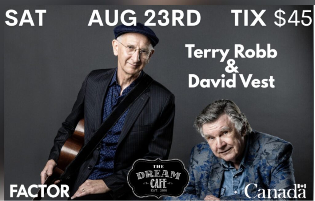 Live Music: Terry Robb & David Vest at The Dream Cafe