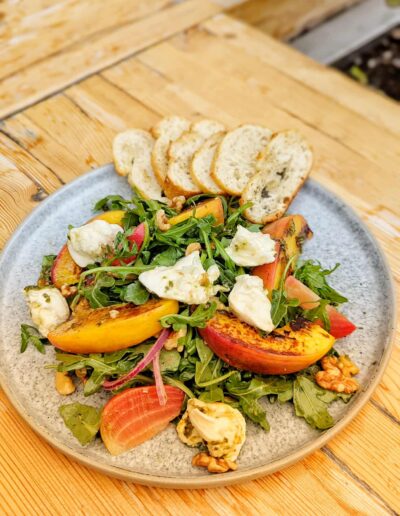 Cannery Brewing Peach Fest Summer Salad