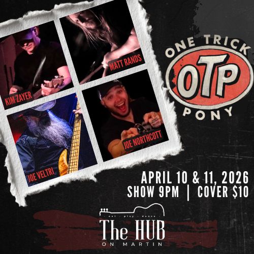 Live Music: One Trick Pony at The Hub On Martin - Visit Penticton