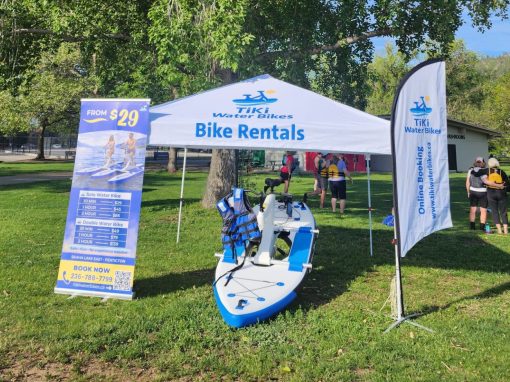 Water bikes on skaha lake
