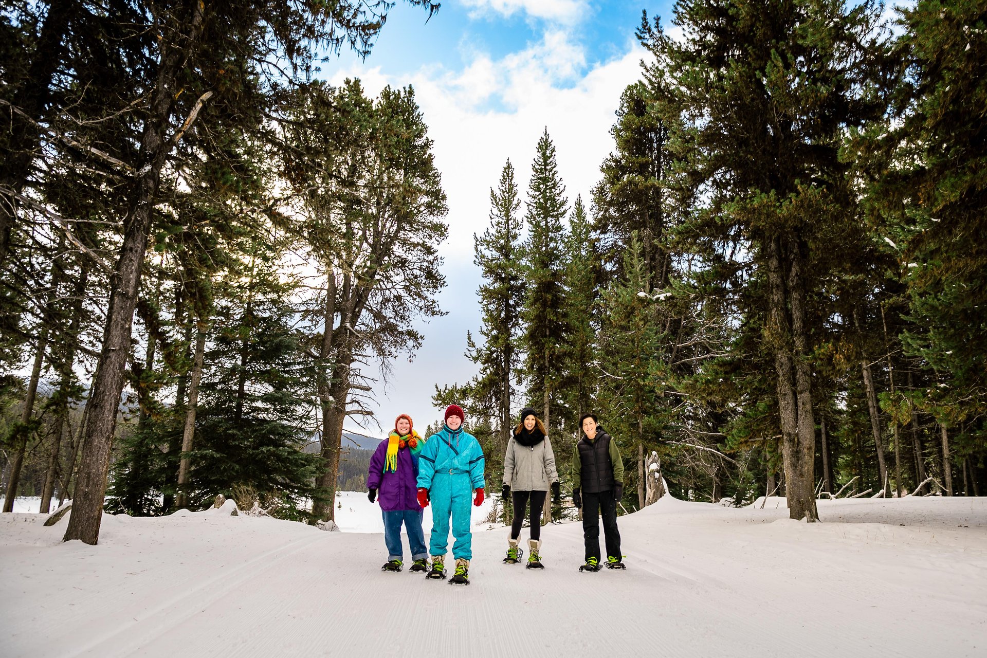 snowshoeing at Nickel Plate Nordic Centre