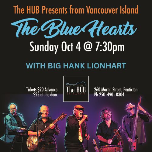 Live Music: The Blue Hearts with Big Hank Lionhart at the Hub